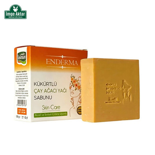 Kükürtlü ve Çay Ağacı Yağlı Sabun - Derinlemesine Hijyen (120 gr)