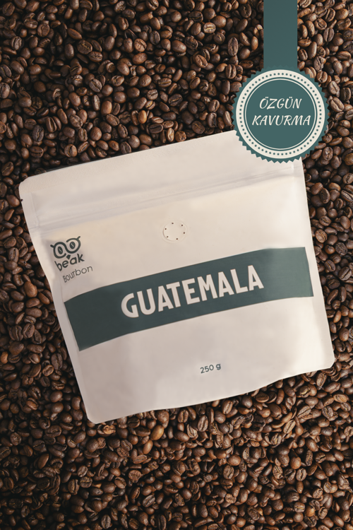 Guatemala Bourbon Çekirdek Kahve 250 GR , %100 Arabica