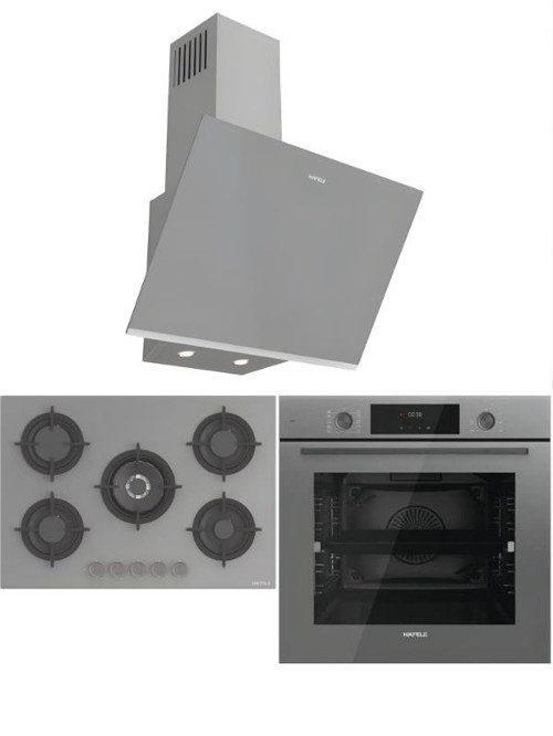 Orion Gri Ankastre Set (Orion Ocak + Orion Fırın + Orion Davlumbaz)