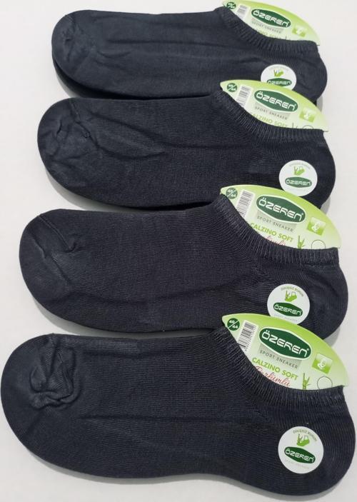 UNİSEX BAMBU SINIKIRS DİKİŞSİZ YIKANMIŞ ÇORAP 4'LÜ FÜME