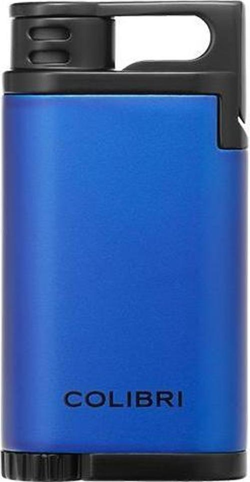 Belmont Tek Torch Pürmüz Mavi - Siyah Puro Çakmağı