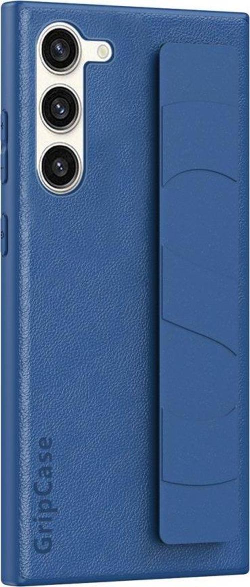 Samsung Galaxy S24 Uyumlu Premium Case Parmak Askılı Telefon Kılıfı Lacivert