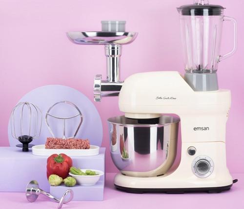 Bella Gusto Maxi Krem Stand Mikser Mutfak Şefi 1300W 5 Lt