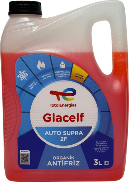 Glacelf Auto Supra Antifriz 3 Litre 5 Adet 2023 Üretim