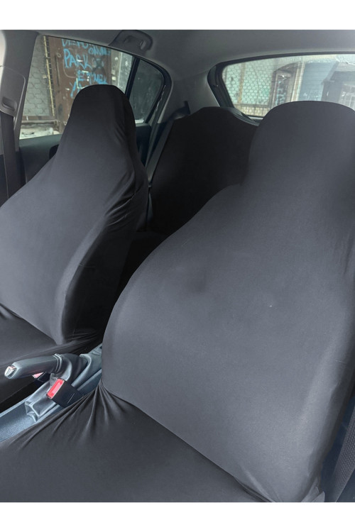 Hyundai I20 Araca Özel Oto Koltuk Kılıfı Pro - Baskısız - Siyah ( Yeni Tasarım - Yeni Fit Kalıp )