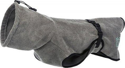 Köpek Havlu Bornoz S 40cm Gri