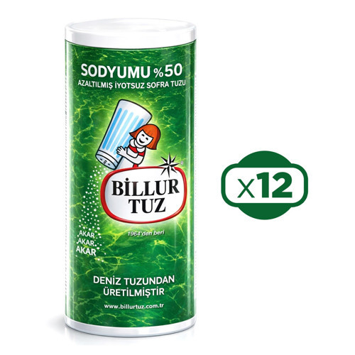 Sodyumu %50 Azaltılmış 500 gr x 12 Adet