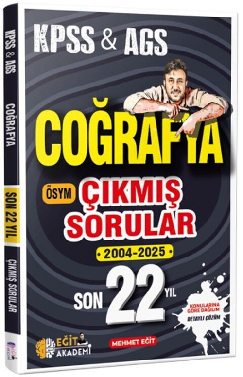KPSS Coğrafya Son 22 Yıl Çıkmış Sorular Mehmet Eğit