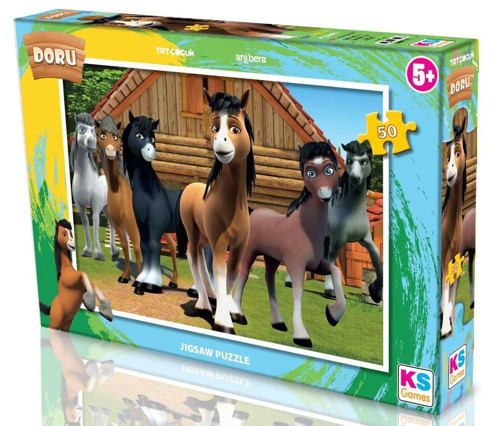 50 Parça TRT Doru Kutulu Çocuk Puzzle - DORU709