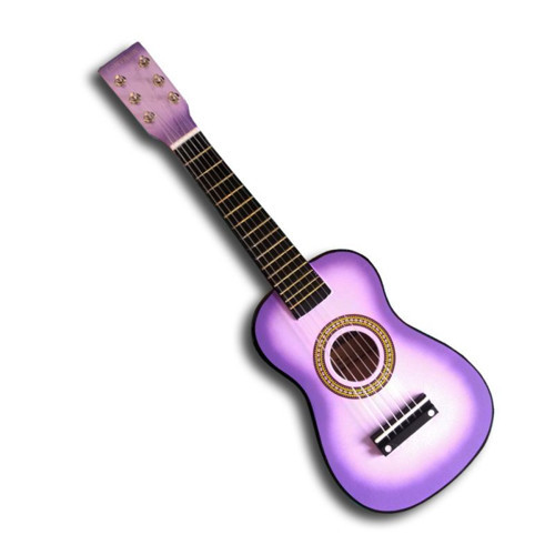 U202-PP - 6 Telli Çocuk Gitarı - Mor