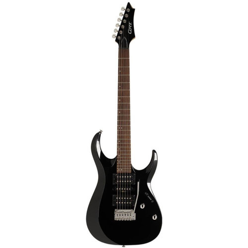 X200BK elektro gitar, siyah, (H-H)