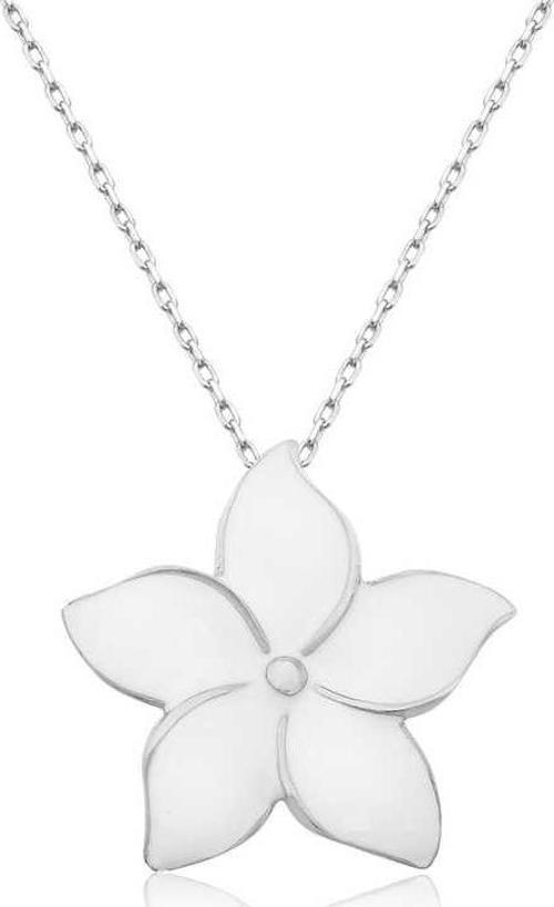 925 Ayar Gümüş Yasemin Çiçeği Kadın Gümüş Kolye
