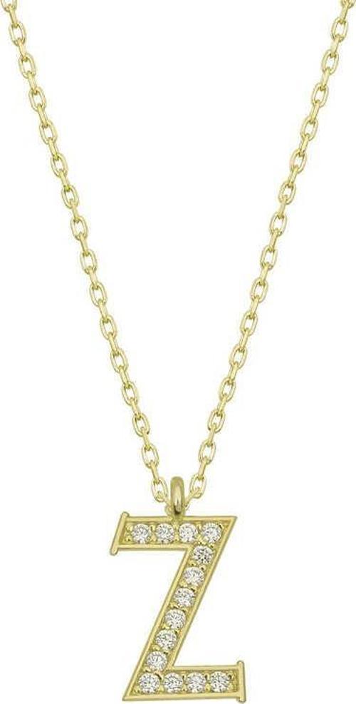 925 Ayar Gümüş Z Harfi Kadın Gümüş Kolye