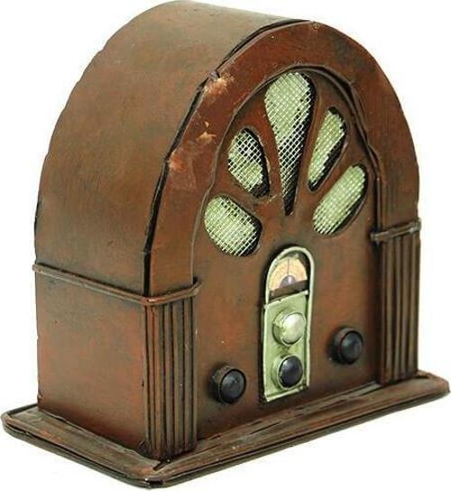 Radyo Kumbara Vintage El Yapımı Dekoratif Hediyelik