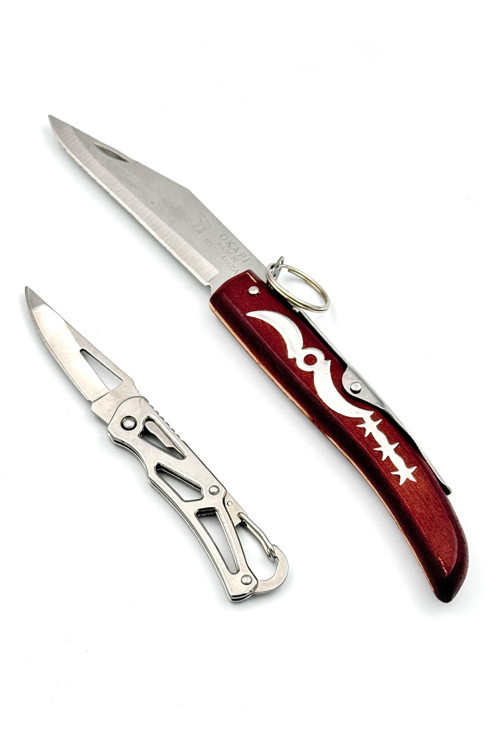 Halkalı Model 23 Cm Çakı Anahtarlık 13,5 Cm Çakı