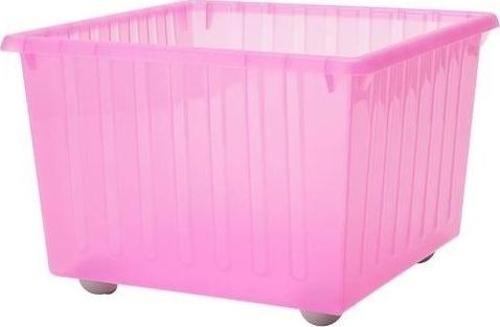 Vessla Tekerlekli Kutu Çok Amaçlı Saklama - Pembe