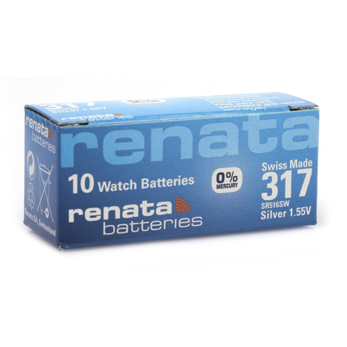 Renata 317 Sr516Sw 1.55V Alkalin Saat Pili 10 Adet
