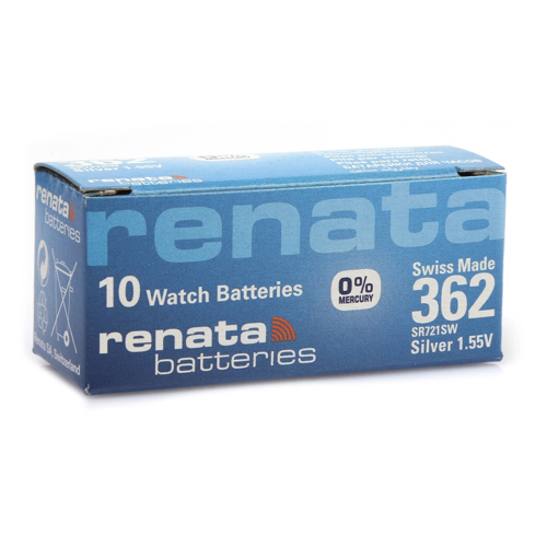 Renata 362 Sr721Sw 1.55V Alkalin Saat Pili 10 Adet