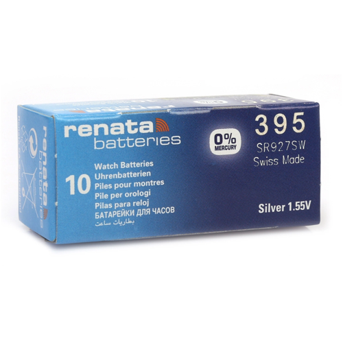 Renata 395 Sr927Sw 1.55V Alkalin Saat Pili 10 Adet