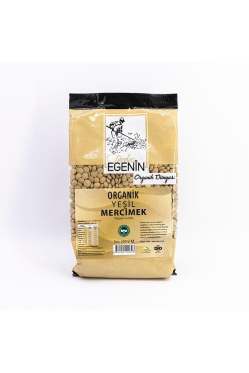 Organik Yeşil Mercimek 500gr
