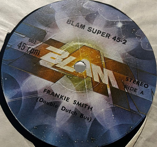 Frankie Smith / Jacques Vaillant - Blam Super 45-2 (1981 Türkiye Baskısı - BLAM 002) 12" Maxi Single