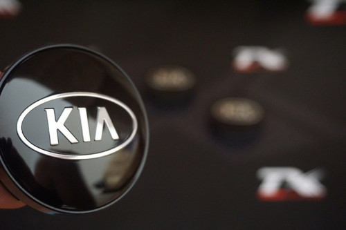 Kia Jant Göbeği Kapak Seti 60Mm-Kırmızı Siyah