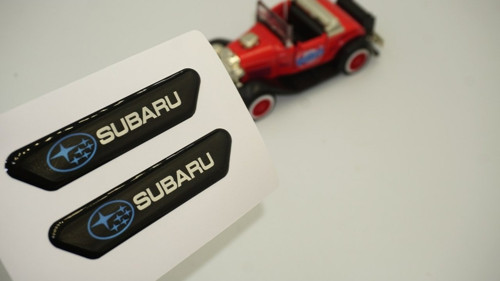 Subaru Logo Çamurluk Yanı Ve Ayna Metalize Damla Desen 3M Logo Ar