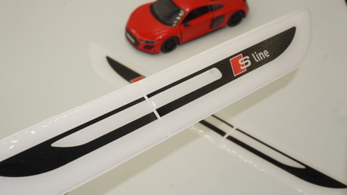 Audi A3 S Line Logo Yan Çamurluk 3M 3D Damla Silikon Yeni Nesil L