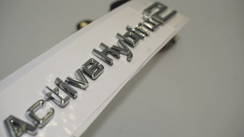 Bmw Active Hybrid2 Bagaj Krom Metal 3M 3D Yazı Logo