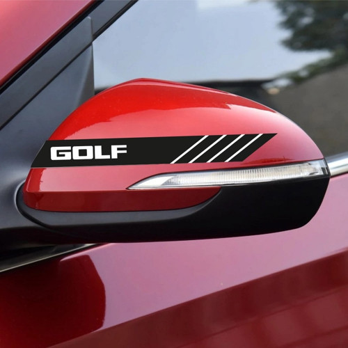 Volkswagen Golf Yan Aynalar Selefon Kaplama Sticker Seti (551227958)