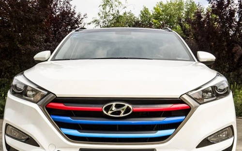 Hyundai Tucson 2015 2018 Modeller Ön Panjur Dekoratif Şeritleri (549096852)