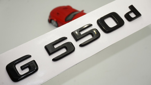 G 550d Bagaj Parlak Siyah ABS 3M 3D Yazı Logo