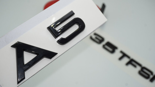 Audi A5 35 Tfsi Parlak Siyah Abs 3m 3d Bagaj Yazı Logo