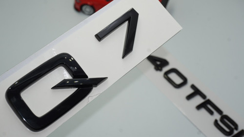 Audi Q7 40 TFSi Parlak Siyah ABS 3M 3D Bagaj Yazı Logo Ür