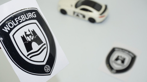 Volkswagen Wolfsburg Edition Logo 3d Damla Silikon Çamu