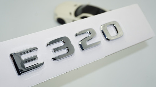E320 Bagaj Krom Abs 3m 3d Yazı Logo Benz İle Uyumlu
