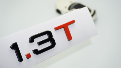 1.3 T Bagaj Siyah Kırmızı 3m Yazı Logo Audi İle Uyumlu