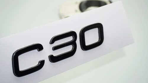 C30 Siyah Abs 3m 3d Bagaj Yazı Logo Volvo İle Uyumlu