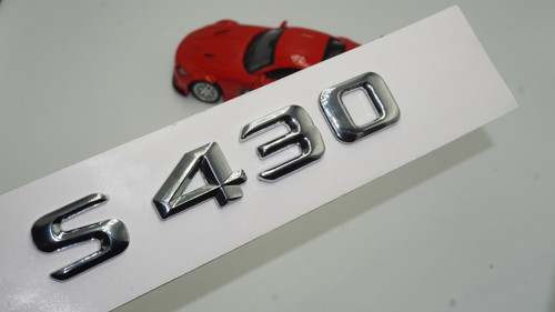 Benz S430 Bagaj Krom Metal 3M 3D Yazı Logo