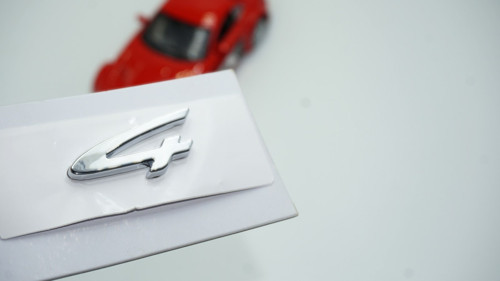 Porsche 4 Bagaj Yazı Logo Parlak Krom Renk Ürün