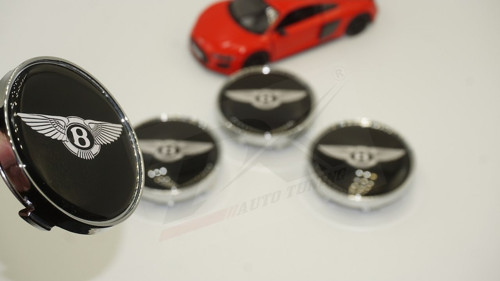 Bentley Jant Göbeği Kapak Seti 60Mm-Siyah Beyaz