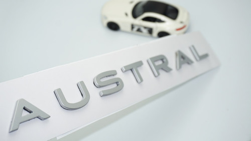 Austral Parlak Gri Abs 3m Bagaj Yazı Logo Renault İle U