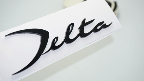 Delta Bagaj Siyah Yazı Logo Lancia İle Uyumlu