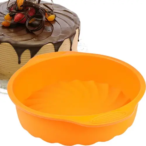 ROUND PAN YUVARLAK SİLİKON KALIP TURUNCU