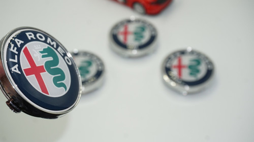 Alfa Romeo Jant Göbek Kapağı 60mm Renkli Gümüş
