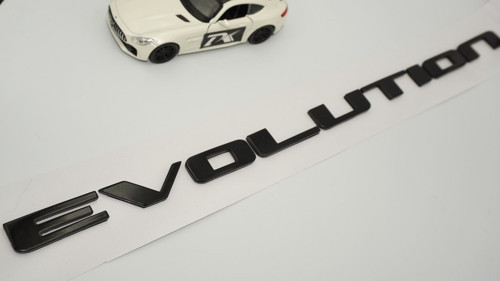 Lancer Evolution 9 Bagaj Siyah Yazı Logo Arma
