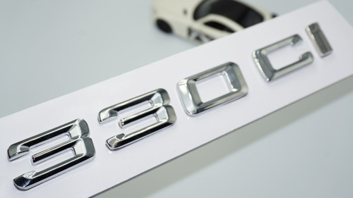 330ci Bagaj Krom Metal 3m 3d Yazı Logo Bmw İle Uyumlu
