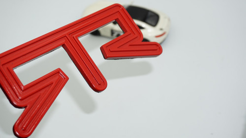 Mustang Rtr Bagaj Kırmızı Logo Arma Ford İle Uyumlu