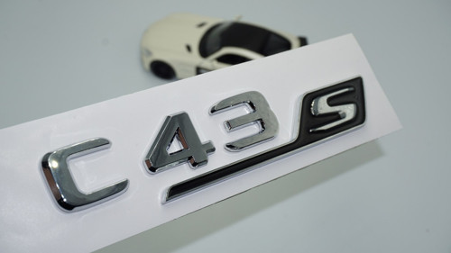 C43s Bagaj Krom Siyah Abs 3m 3d Yazı Logo Benz İle Uyum