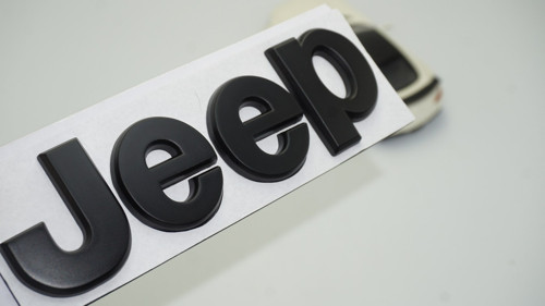 Jeep Kaput Bagaj 3m 3d Siyah Metal Logo Amblem Arma